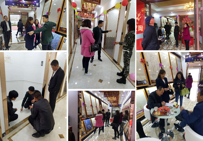 甘肅會寧金艾陶瓷磚品牌專賣店歷經幾個月的華麗蛻變,盛裝開業!